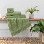 Fern Egyptian Cotton Towel Fern (Green)