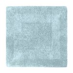 Super Soft Reversible Duck Egg Square Bath Mat Green