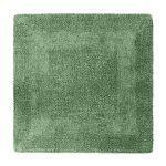 Super Soft Reversible Fern Square Bath Mat Fern (Green)
