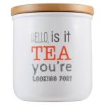 Icons Tea Canister White