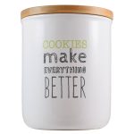 Icons Biscuit Canister White