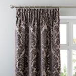 Versailles Charcoal Pencil Pleat Curtains Dark Grey