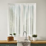 Luxe Stripe Voile Fabric White