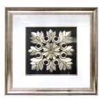 Champagne Ornate 3D Framed Print Champagne Gold