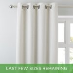 Purity Natural Eyelet Curtains Light Brown
