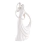 White Porcelain Dancers Figurine White