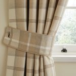 Highland Check Natural Tiebacks Light Brown / Natural