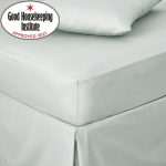 Non Iron Plain Duck Egg 25cm 3/4 Bed Fitted Sheet Duck Egg (Blue)