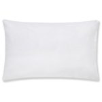 Cotton Rich Sateen White Housewife Pillowcase White