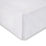 Cotton Rich Sateen White Divan Valance White