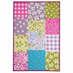 Patchwork Rug Pink