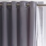 Owen Grey Thermal Eyelet Curtains Grey