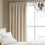 Antique Lace Cream Thermal Pencil Pleat Curtains Cream