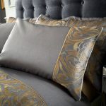 Grayson Pewter Housewife Pillowcase Grey / Gold