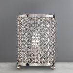 Moroccan Chrome Table Lamp Silver
