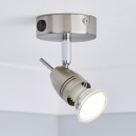 Silver 1 Light Spotlight Silver