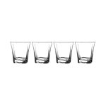 Set of 4 Novara Flared Mixer Glasses Clear