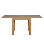 Sidmouth Oak Flip Top Dining Table Light Brown / Natural