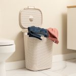 Addis 50L Natural Laundry Basket Linen (Natural)