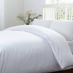Brushed Cotton White Duvet Cover White