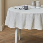 Polylinen Round Tablecloth Cream