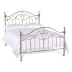 Catalina Shiny Nickel Bedstead Silver