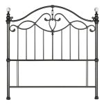 Catalina Shiny Black Headboard Black