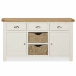 Wilby Cream Large Sideboard White