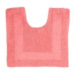 Super Soft Reversible Coral Pedestal Mat Coral (Red)