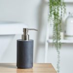 Grey Resin Lotion Dispenser Grey