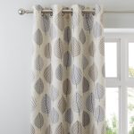 Regan Pebble Eyelet Curtains Beige