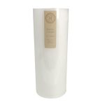 White Rustic Church Candle White