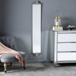 Ornate Wall Mirror Silver