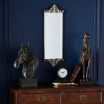 Silver Ornate Wall Mirror Silver