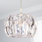 Wavy Easy Fit Pendant Shade Clear