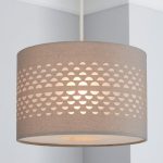 Hanbury Laser Cut Light Shade Grey