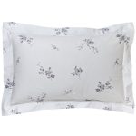 Laura Grey Jacquard Oxford Pillowcase Grey