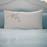 Misaki Cream Housewife Pillowcase Duck Egg Blue