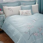 Misaki Duck Egg Bedspread Duck Egg Blue