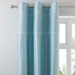Misaki Duck-Egg Thermal Eyelet Curtains Duck Egg Blue