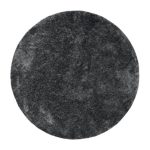 Indulgence Circle Shaggy Rug Indulgence Charcoal