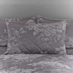 Laura Grey Jacquard Pillow Sham Grey