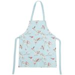 Beautiful Birds Duck-Egg PVC Apron Duck Egg (Blue)