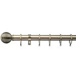 Dorma Burford Fixed Antique Brass Curtain Pole Dia. 35mm Antique Brass