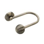 Dorma Burford Antique Brass Curtain Holdback Silver Grey
