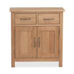 Sidmouth Oak Mini Sideboard Mid Oak (Brown)
