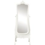 Toulouse Ivory Cheval Mirror White