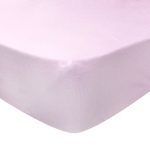 Luxury 100% Brushed Cotton Pale Pink Fitted Sheet Pale Pink