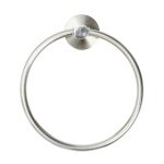 Manhattan Towel Ring Satin Nickel