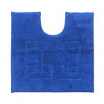 Luxury Cotton Non-Slip Indigo Pedestal Mat Indigo (Blue)